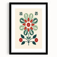 Scandinavian Wall Decor | Minimalist Floral Nordic Art Print | Hygge Style