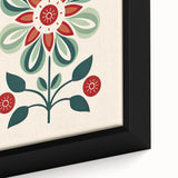 Scandinavian Wall Decor | Minimalist Floral Nordic Art Print | Hygge Style