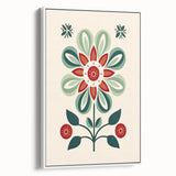 Scandinavian Wall Decor | Minimalist Floral Nordic Art Print | Hygge Style