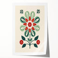 Scandinavian Wall Decor | Minimalist Floral Nordic Art Print | Hygge Style