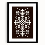 Minimalist Scandinavian Wall Decor | Nordic Floral Art Print | Hygge Style