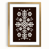 Minimalist Scandinavian Wall Decor | Nordic Floral Art Print | Hygge Style