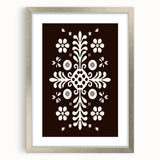 Minimalist Scandinavian Wall Decor | Nordic Floral Art Print | Hygge Style