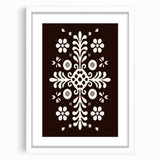 Minimalist Scandinavian Wall Decor | Nordic Floral Art Print | Hygge Style