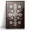 Minimalist Scandinavian Wall Decor | Nordic Floral Art Print | Hygge Style