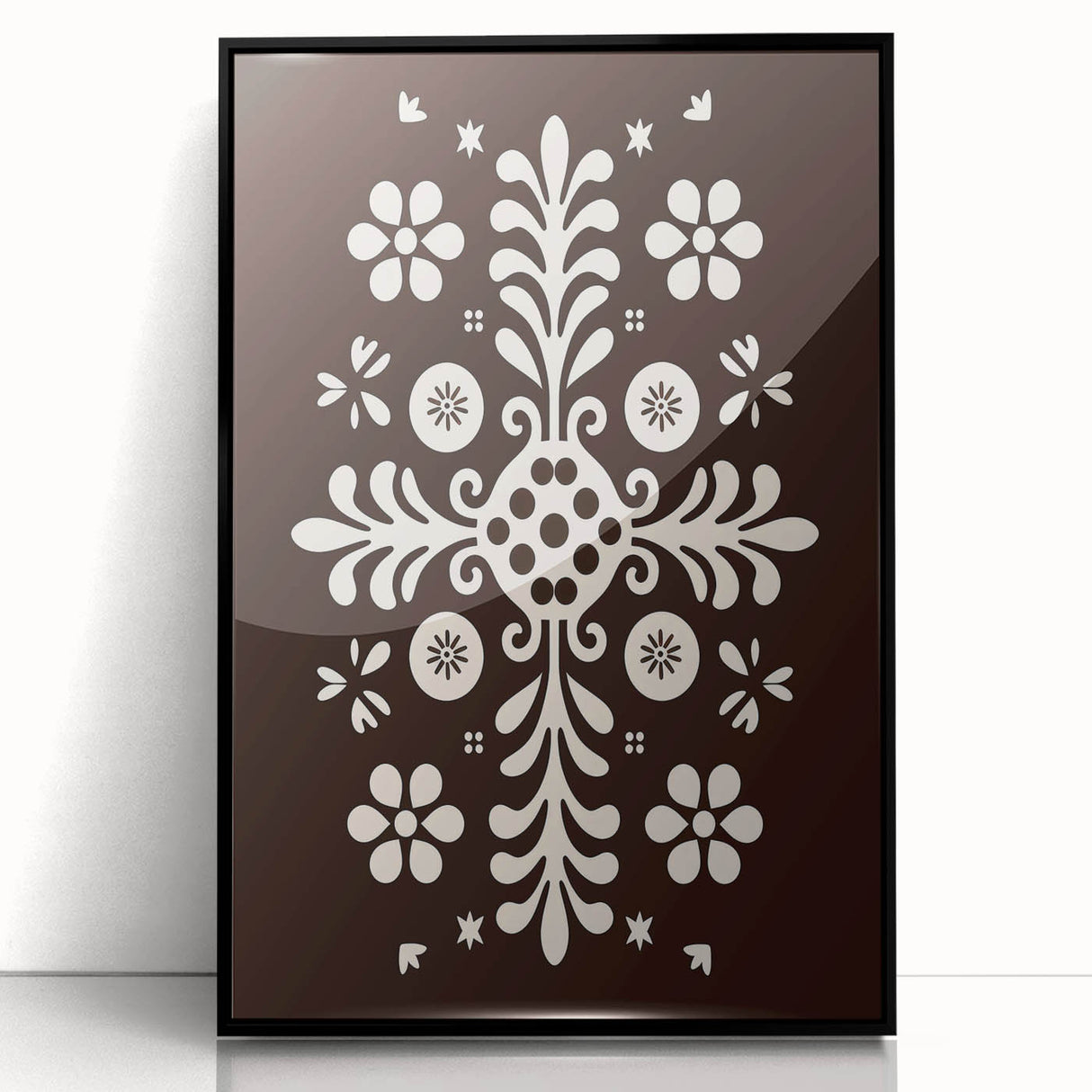 Minimalist Scandinavian Wall Decor | Nordic Floral Art Print | Hygge Style