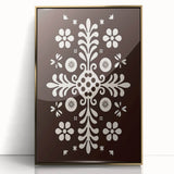 Minimalist Scandinavian Wall Decor | Nordic Floral Art Print | Hygge Style