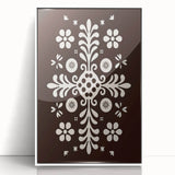 Minimalist Scandinavian Wall Decor | Nordic Floral Art Print | Hygge Style