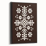 Minimalist Scandinavian Wall Decor | Nordic Floral Art Print | Hygge Style