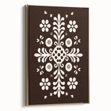 Minimalist Scandinavian Wall Decor | Nordic Floral Art Print | Hygge Style