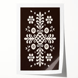 Minimalist Scandinavian Wall Decor | Nordic Floral Art Print | Hygge Style