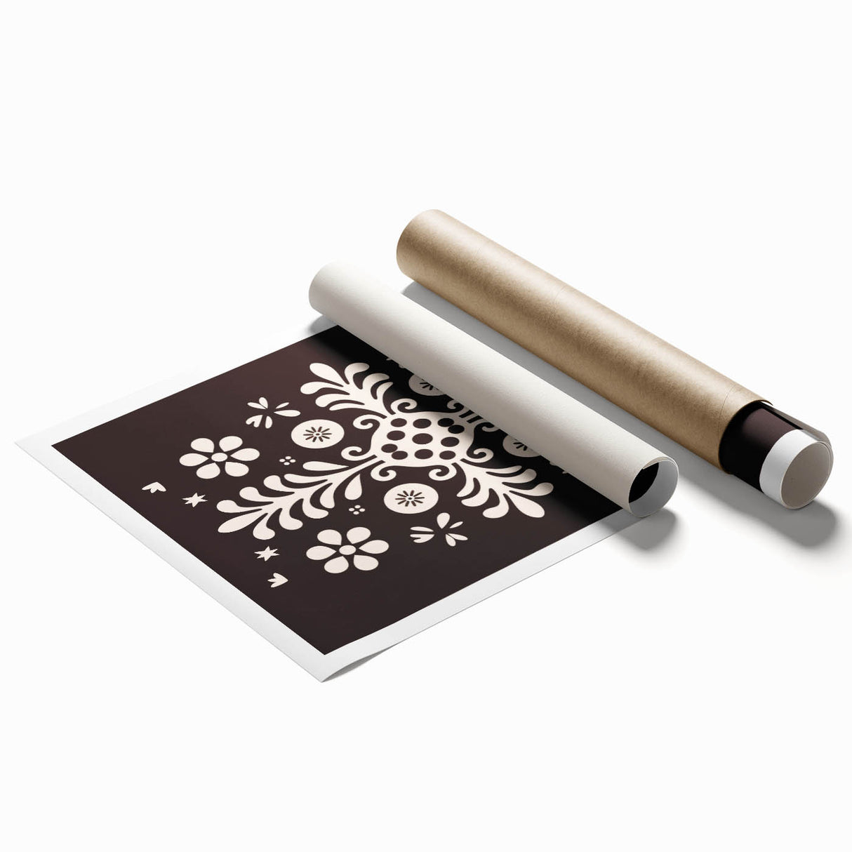 Minimalist Scandinavian Wall Decor | Nordic Floral Art Print | Hygge Style