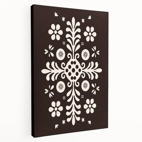 Minimalist Scandinavian Wall Decor | Nordic Floral Art Print | Hygge Style