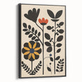 Scandinavian Wall Decor | Bold Minimalist Floral Nordic Art Print | Hygge