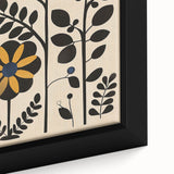Scandinavian Wall Decor | Bold Minimalist Floral Nordic Art Print | Hygge