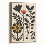 Scandinavian Wall Decor | Bold Minimalist Floral Nordic Art Print | Hygge