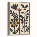 Scandinavian Wall Decor | Bold Minimalist Floral Nordic Art Print | Hygge