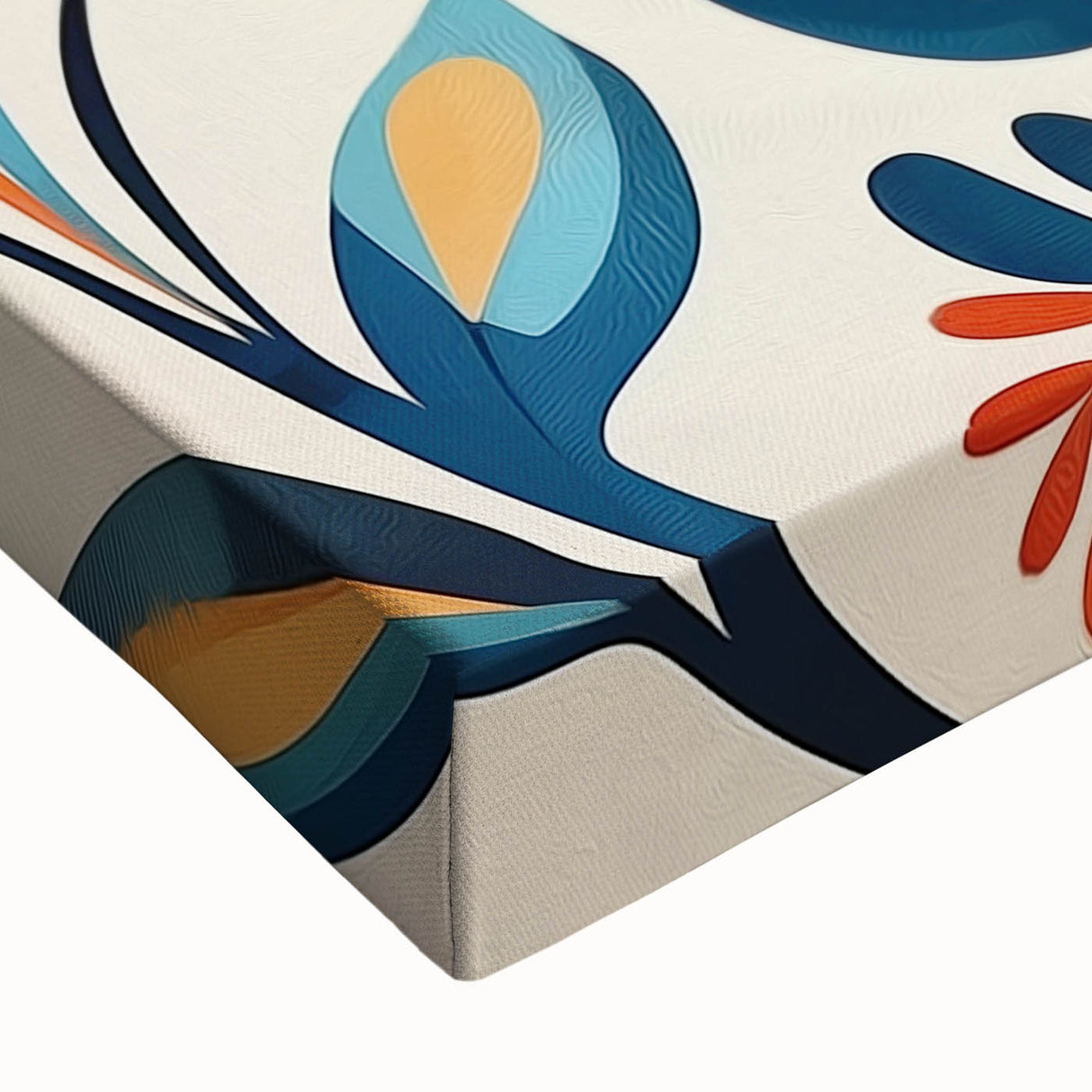 Scandinavian Wall Art | Vibrant Nordic Bird Floral Art Print | Hygge Style