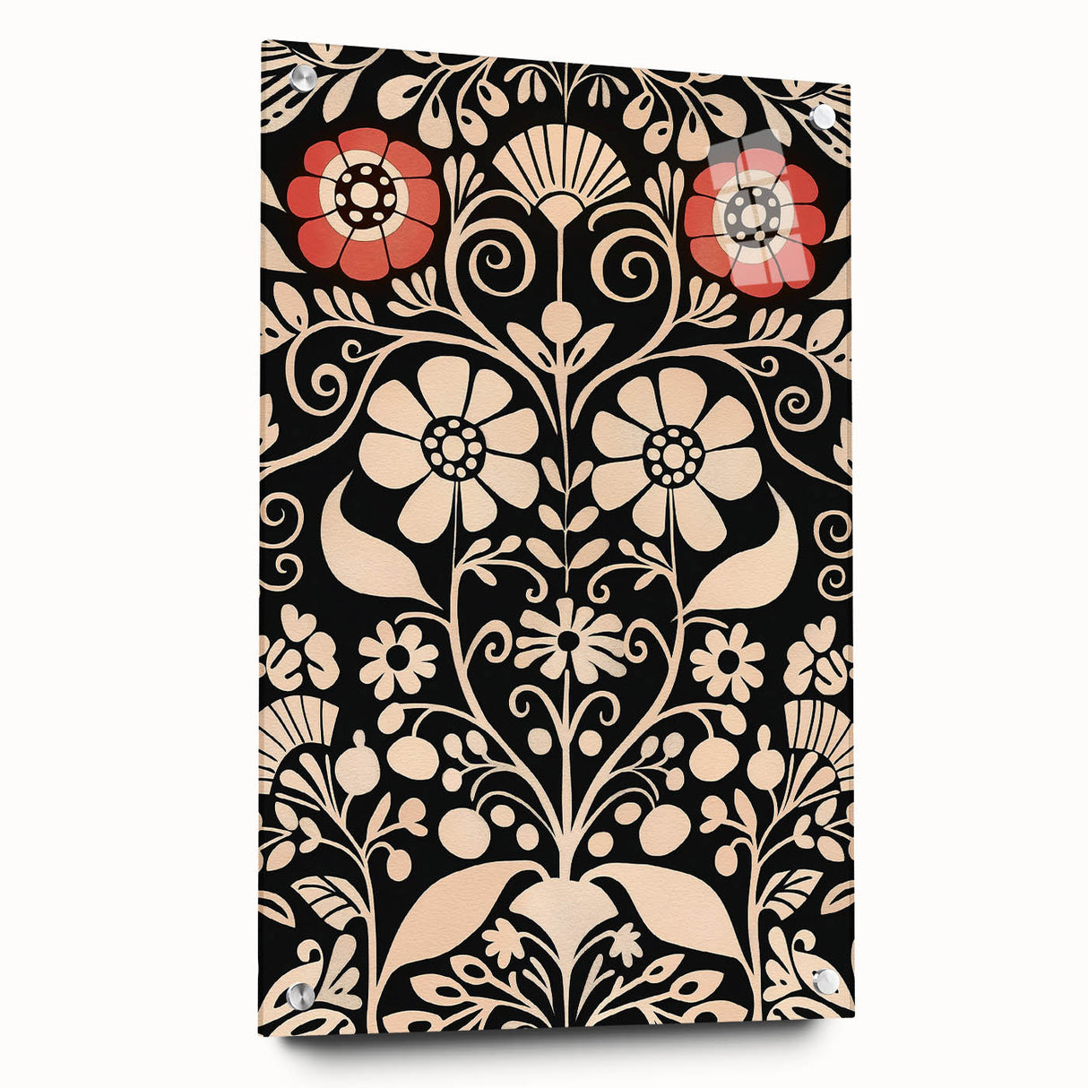 Scandinavian Wall Decor | Elegant Nordic Floral Art Print | Hygge Style