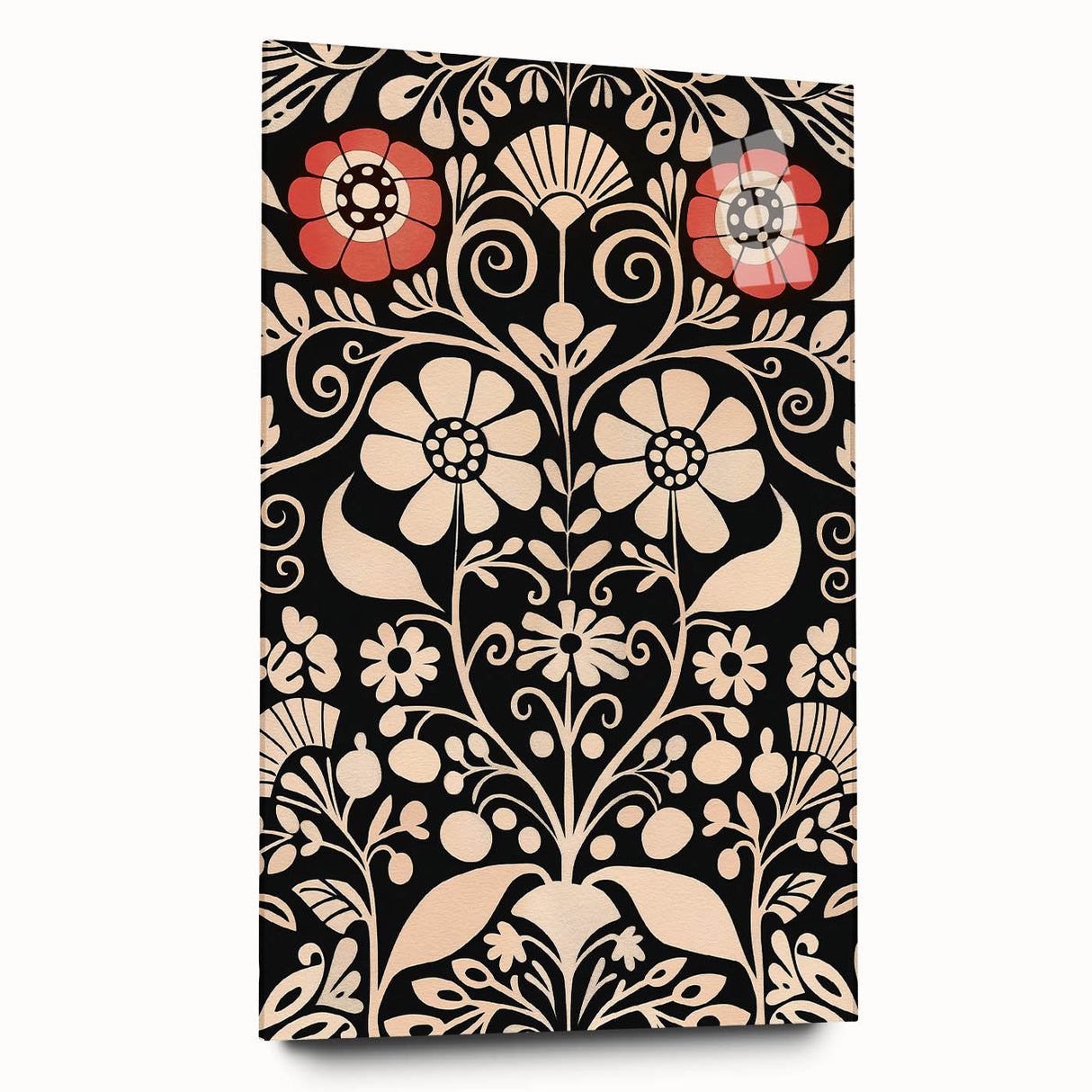 Scandinavian Wall Decor | Elegant Nordic Floral Art Print | Hygge Style