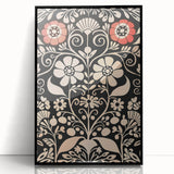 Scandinavian Wall Decor | Elegant Nordic Floral Art Print | Hygge Style