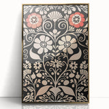 Scandinavian Wall Decor | Elegant Nordic Floral Art Print | Hygge Style