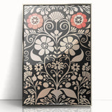 Scandinavian Wall Decor | Elegant Nordic Floral Art Print | Hygge Style