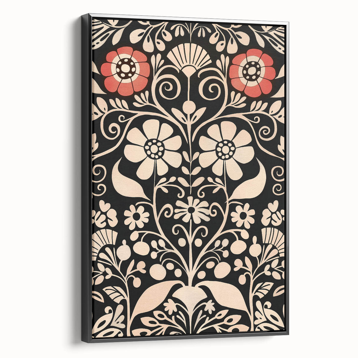 Scandinavian Wall Decor | Elegant Nordic Floral Art Print | Hygge Style