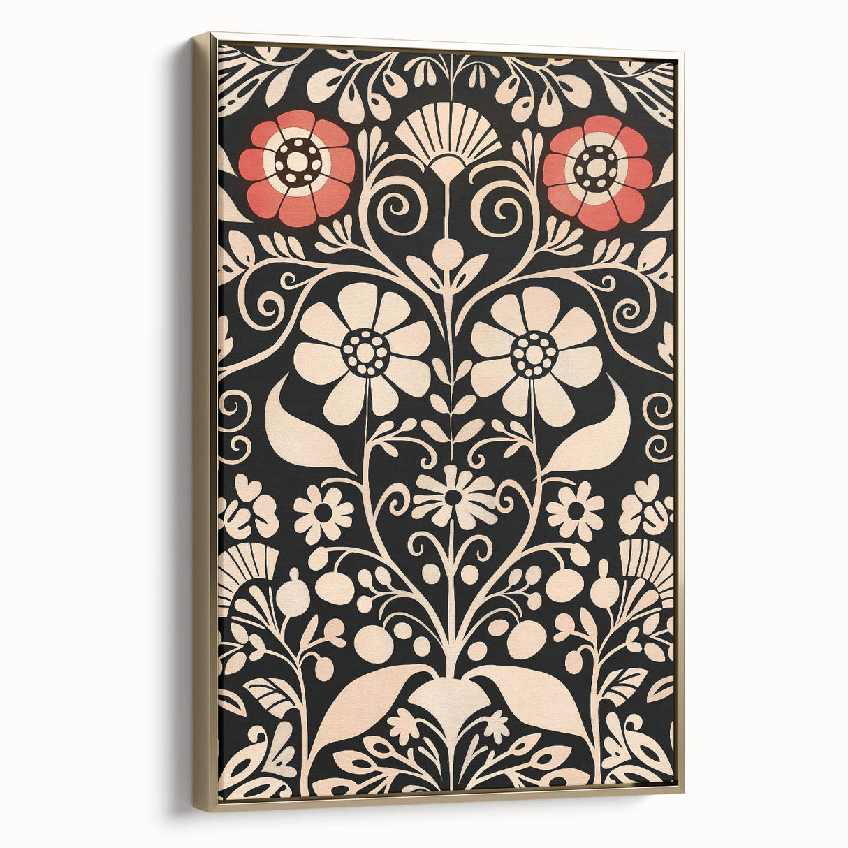 Scandinavian Wall Decor | Elegant Nordic Floral Art Print | Hygge Style