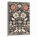 Scandinavian Wall Decor | Elegant Nordic Floral Art Print | Hygge Style