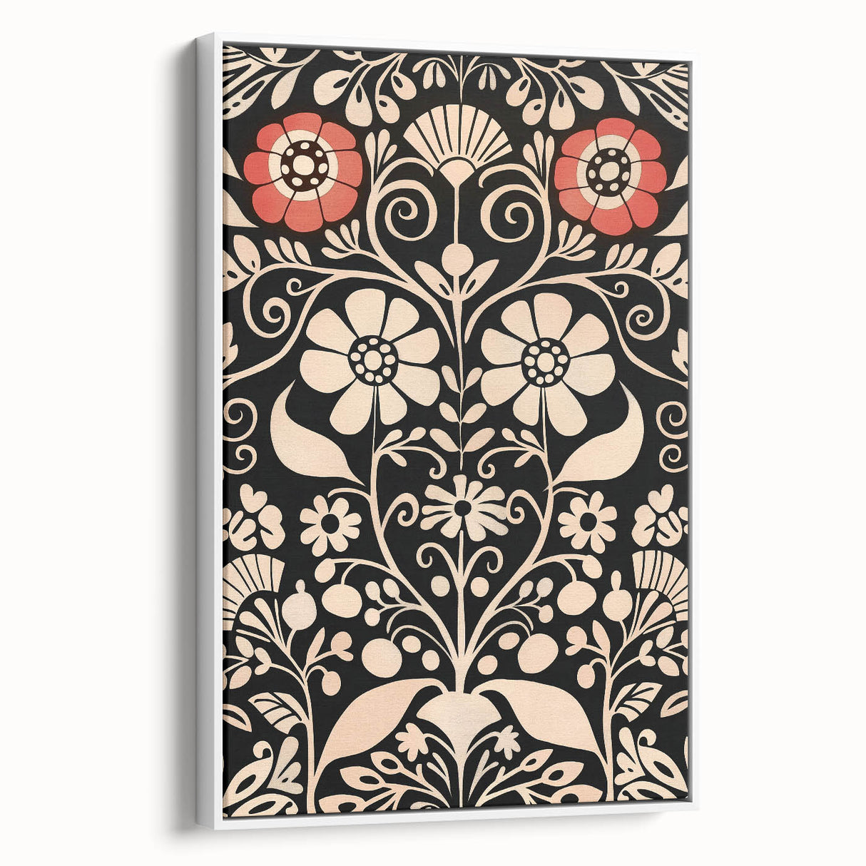 Scandinavian Wall Decor | Elegant Nordic Floral Art Print | Hygge Style