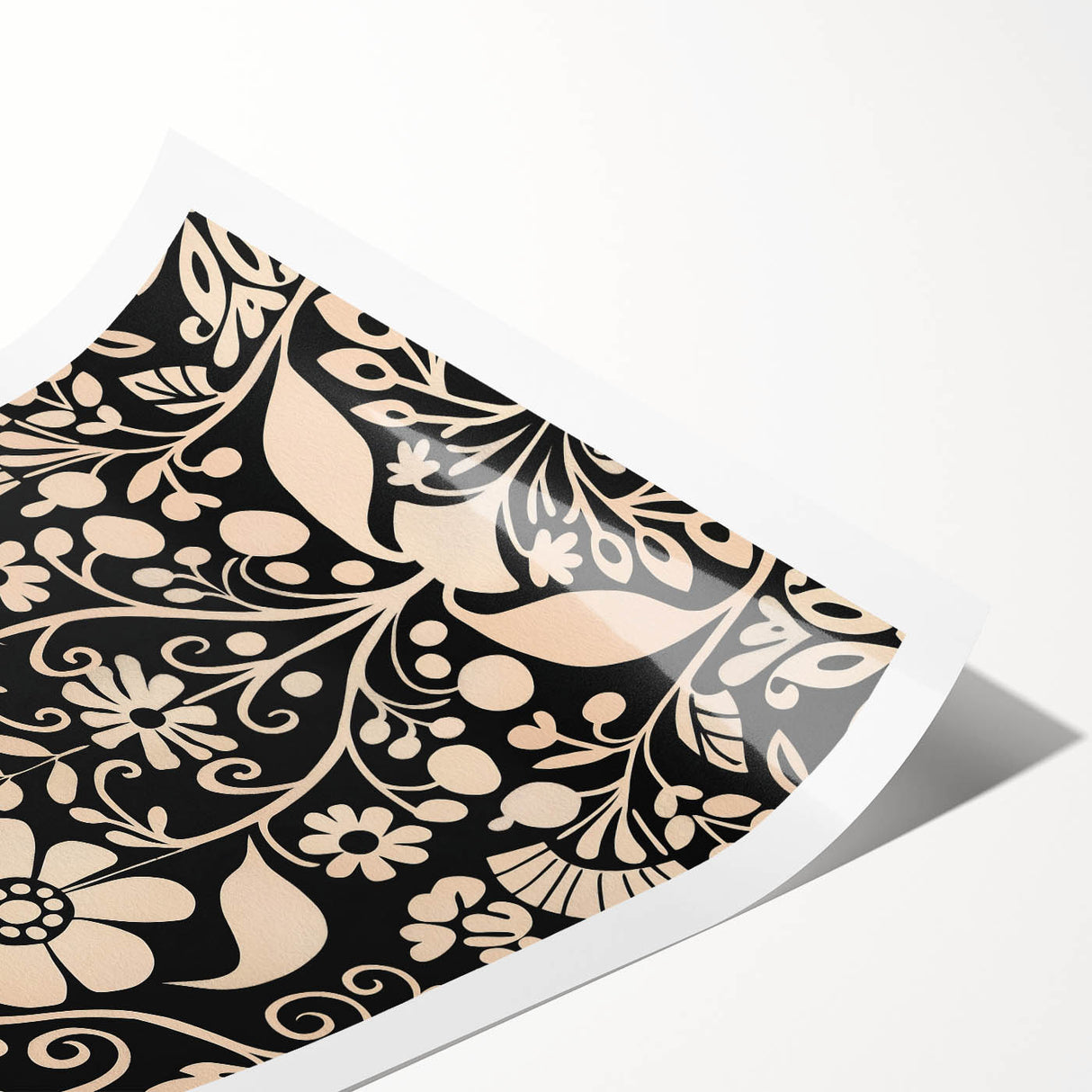 Scandinavian Wall Decor | Elegant Nordic Floral Art Print | Hygge Style