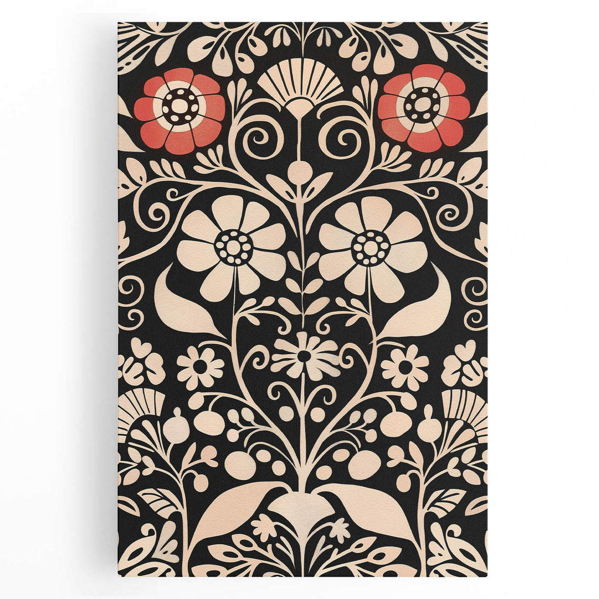 Scandinavian Wall Decor | Elegant Nordic Floral Art Print | Hygge Style