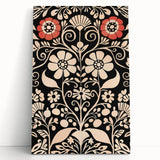 Scandinavian Wall Decor | Elegant Nordic Floral Art Print | Hygge Style