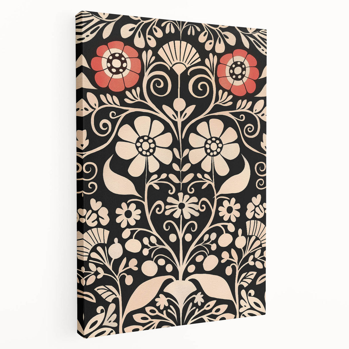 Scandinavian Wall Decor | Elegant Nordic Floral Art Print | Hygge Style