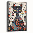 Scandinavian Wall Decor | Mystical Nordic Cat Art Print | Hygge Style
