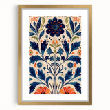 Scandinavian Wall Art | Bold Floral Nordic Art Print | Hygge Style
