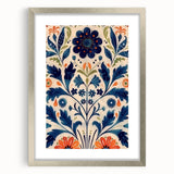 Scandinavian Wall Art | Bold Floral Nordic Art Print | Hygge Style