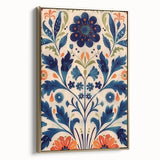 Scandinavian Wall Art | Bold Floral Nordic Art Print | Hygge Style