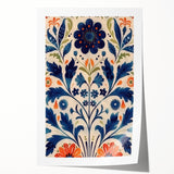 Scandinavian Wall Art | Bold Floral Nordic Art Print | Hygge Style