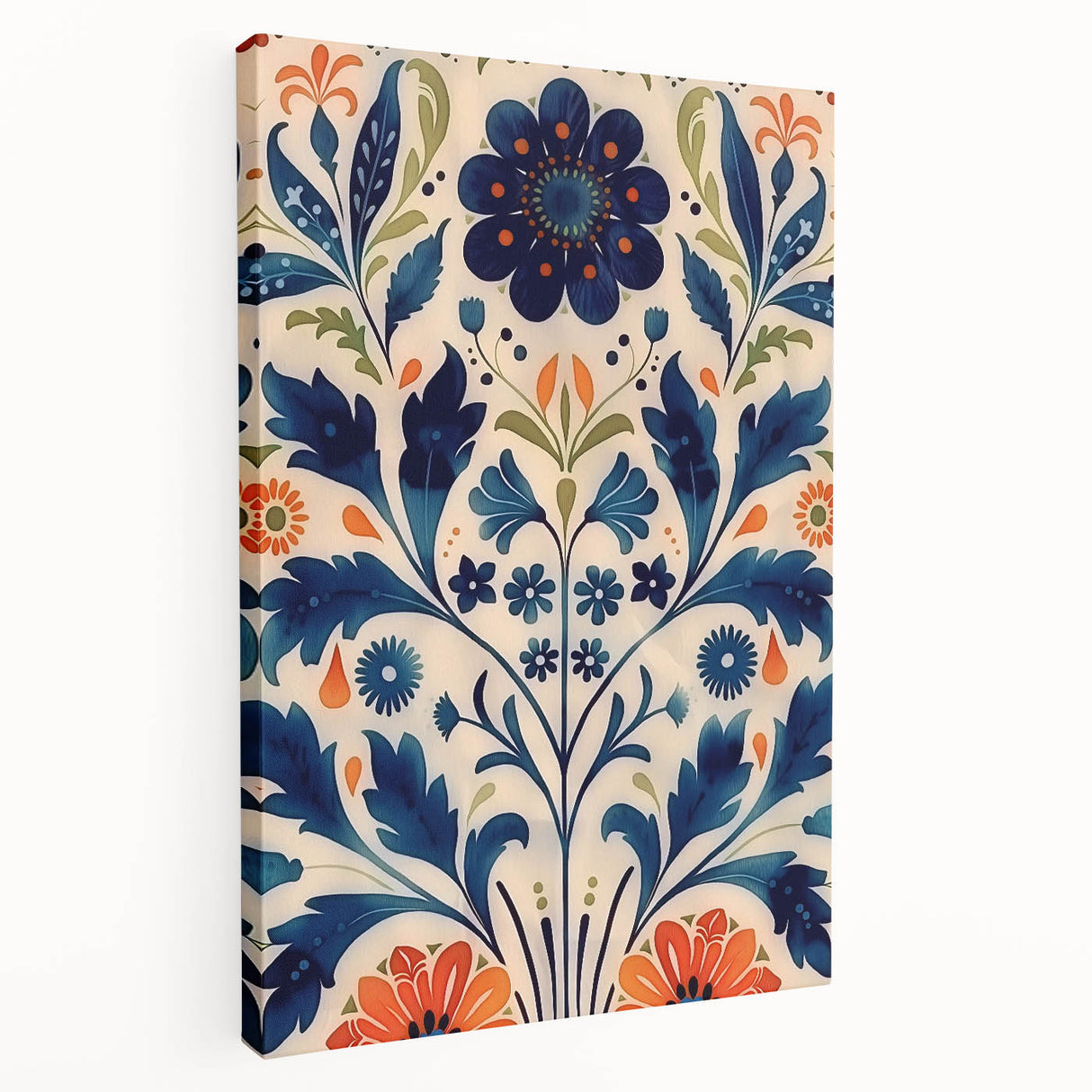 Scandinavian Wall Art | Bold Floral Nordic Art Print | Hygge Style