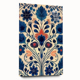 Scandinavian Wall Decor | Elegant Blue Floral Nordic Art Print | Hygge