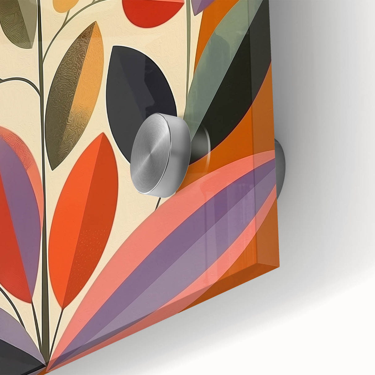 Scandinavian Wall Decor | Vibrant Floral Nordic Art Print | Hygge Style