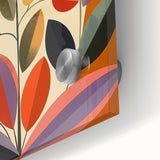 Scandinavian Wall Decor | Vibrant Floral Nordic Art Print | Hygge Style