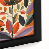 Scandinavian Wall Decor | Vibrant Floral Nordic Art Print | Hygge Style