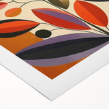 Scandinavian Wall Decor | Vibrant Floral Nordic Art Print | Hygge Style