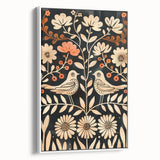 Scandinavian Wall Art | Nordic Beige and Peach Bird Print | Hygge Style