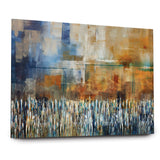Western Wall - Earthy Abstract Art by Avigdor Ben-Ari, depicting a modern interpretation of the spiritual site, showcasing abstract strokes symbolizing Jerusalem's essence.