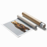 Black bear wall art print featuring a realistic design, showcasing intricate details and natural colors, ideal for wildlife enthusiasts and home decor.