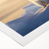 Polar bear wall art on rolled canvas, showcasing a striking design with vivid colors and intricate details, perfect for adding a touch of nature to home decor.